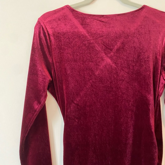 VELVET MIDI DRESS - Picture 5 of 5